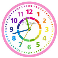 Miraval Kinderarmbanduhr Silikonarmband 34 mm Lernuhr