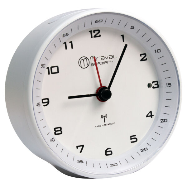 Miraval Premiumline Funkwecker lautlos mit Hintergrundbeleuchtung