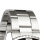 Miraval Herrenarmbanduhr Edelstahlarmband 43 mm Datumsanzeige schwarz