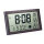 Miraval LCD Funkwanduhr mit Mondphase, Temperatur & Kalenderwoche