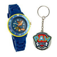 Paw Patrol Armbanduhr mit Schlüsselanhänger -...
