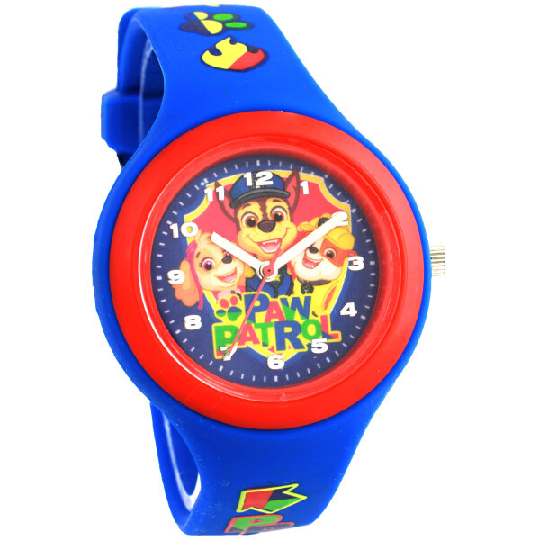 PAW Patrol Kinderarmbanduhr Chase Skye Marshall mit Silikonarmband