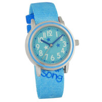 Kinderarmbanduhr Textilarmband blau für Jungen