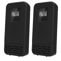 Miraval Design Funk-Wetterstation mit 2 Sensoren & Regenmesser
