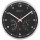 Miraval Funkwanduhr 250 mm Metall mit Thermo-/Hygrometer