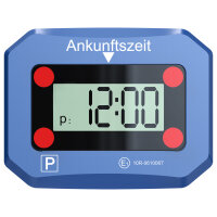 Miraval Digitale Parkscheibe blau mit Bewegungsmelder