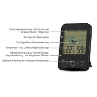 Miraval Schimmelwarner 5er-Set mit Hygrometer