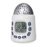 Sternen-Projektionswecker mit LED-Lichtprojektion &...