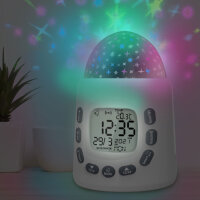 Sternen-Projektionswecker mit LED-Lichtprojektion & Musikfunktion