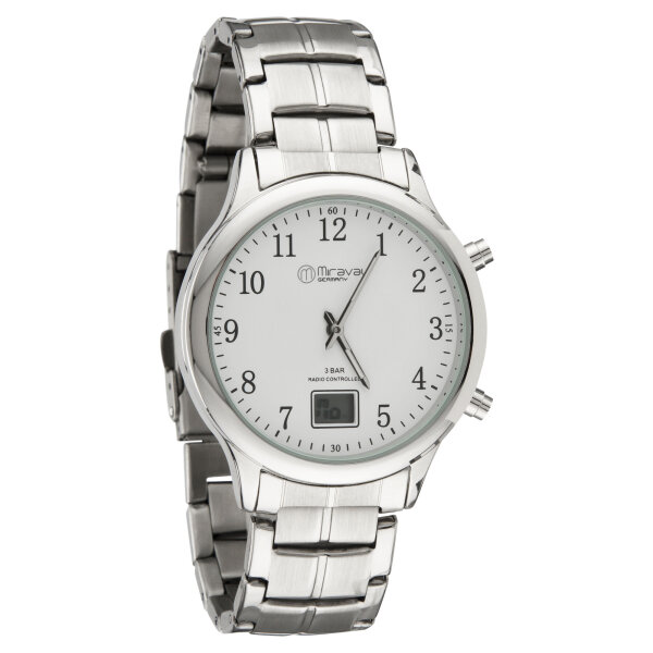 Miraval Funk-Armbanduhr mit Edelstahlarmband - 2-MV1622-4