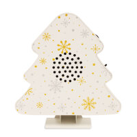 Miraval Weihnachtsgeräuschebox mit Bewegungsmelder, LED, Weihnachtsmelodien - 4-MV1525