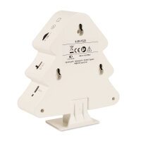 Miraval Weihnachtsgeräuschebox mit Bewegungsmelder, LED, Weihnachtsmelodien - 4-MV1525