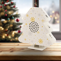 Miraval Weihnachtsgeräuschebox mit Bewegungsmelder, LED, Weihnachtsmelodien - 4-MV1525