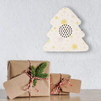 Miraval Weihnachtsmelodiebox mit Bewegungsmelder, LED & 10 Sounds