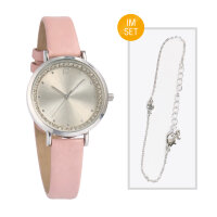 Damenarmbanduhr mit Schmuck-Set - 9-KI0122-5