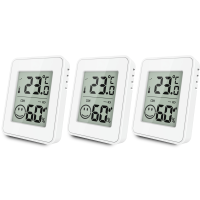 3x Hygrometer weiß - 4-RO0324