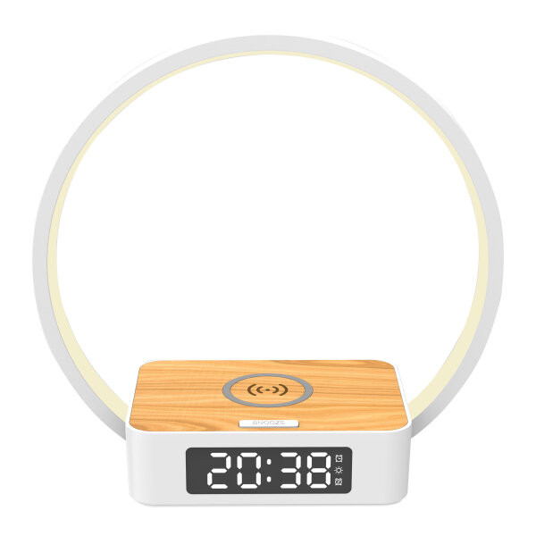 Lichtwecker mit Drahtloser Ladestation - 4-AN1825-1