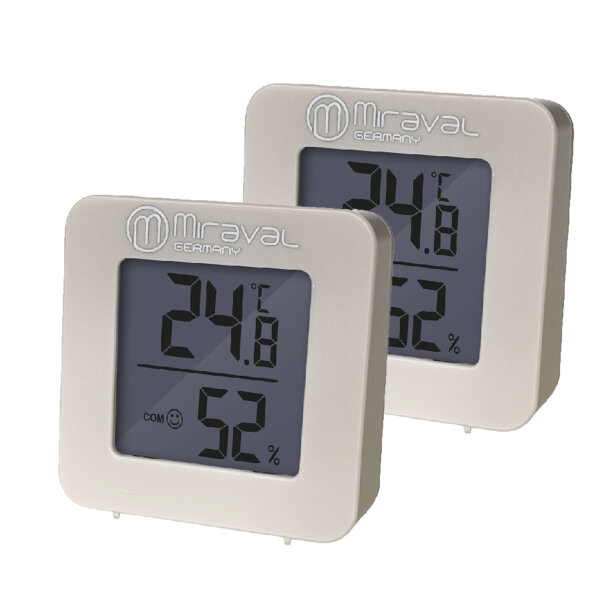 Miraval Thermo-/Hygrometer 2er Set - 4-NO1925-3
