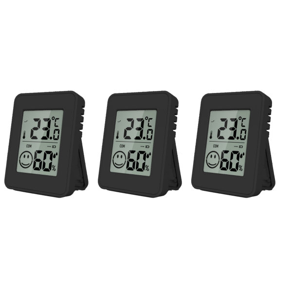 Thermo-/ Hygrometer 3-er Set - 4-AH0424-2