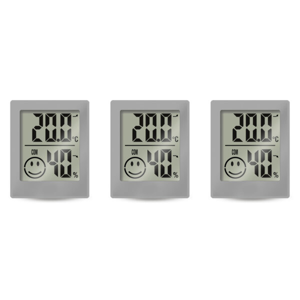 Thermo-/ Hygrometer 3-er Set - 4-AH0424-3