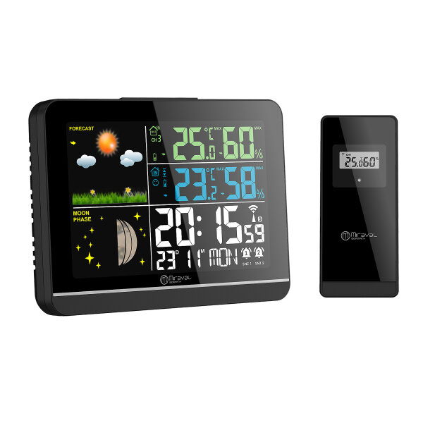 Miraval Wetterstation Farbdisplay - 4-LD6674-1