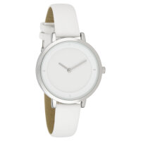 Damenarmbanduhr Lederarmband mit Schmuckarmband-Set 39 mm