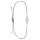 Damenarmbanduhr Lederarmband mit Schmuckarmband-Set 39 mm