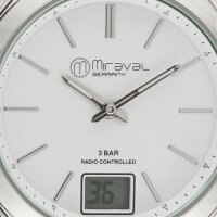 Miraval Funk-Armbanduhr mit Lederarmband - 2-MV1622-3