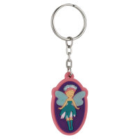 Kinderarmbanduhr Fee mit Textilarmband und Schlüsselanhänger