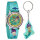 Kinderarmbanduhr mit Textilarmband und Schlüsselanhänger - 2-5350-2
