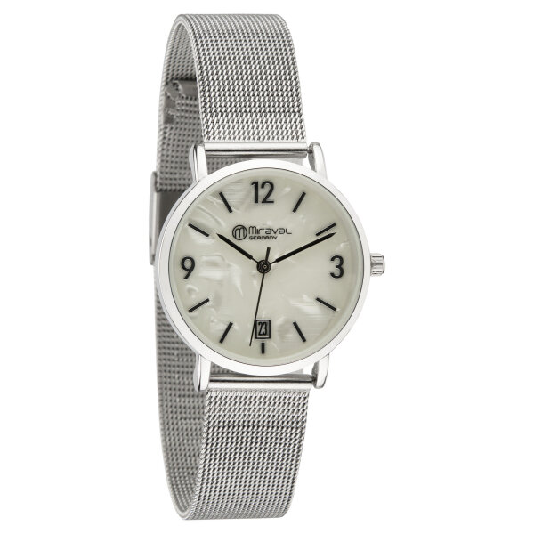 Miraval Damenarmbanduhr Mesharmband 33 mm mit Datumsanzeige